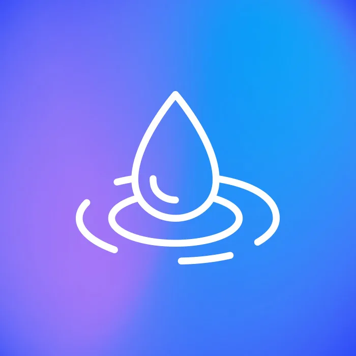 solubility icon, droplet