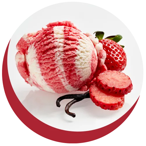 strawberry swirl ice cream