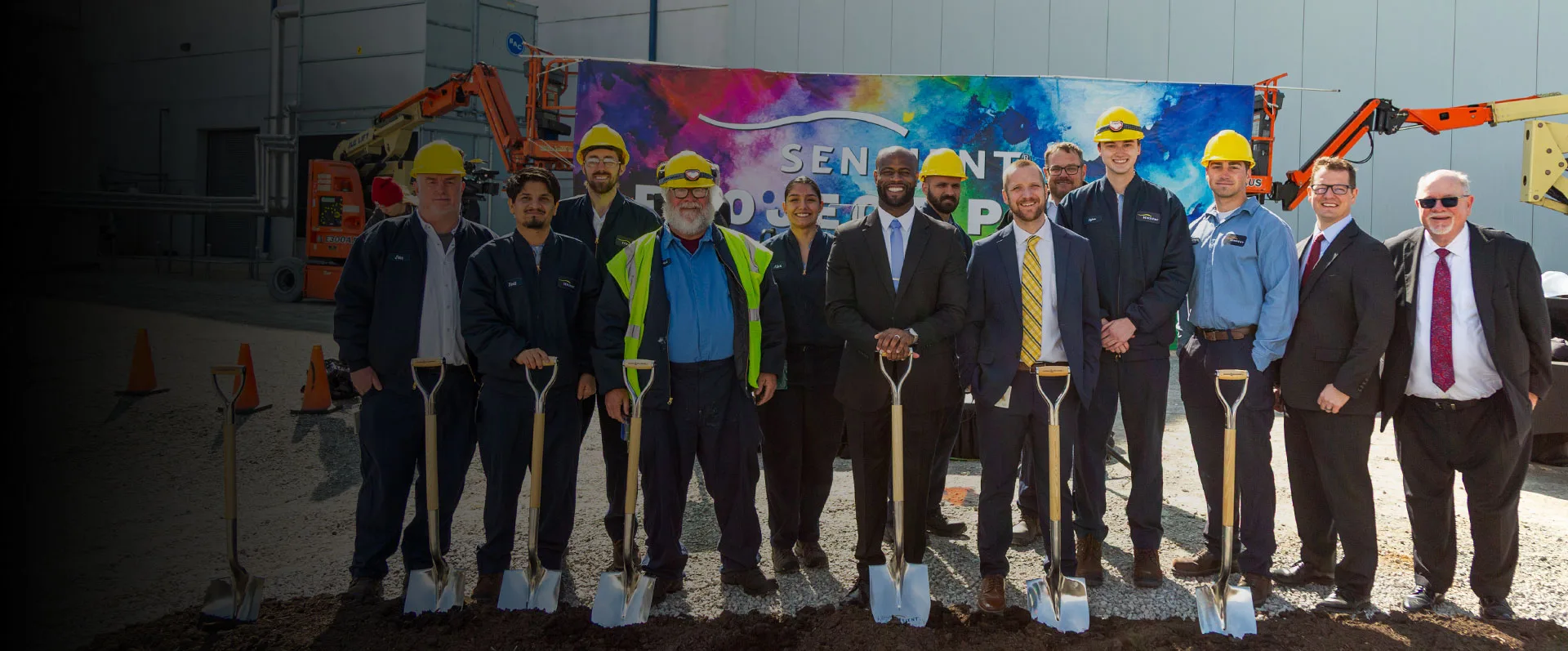 sensient groundbreaking event