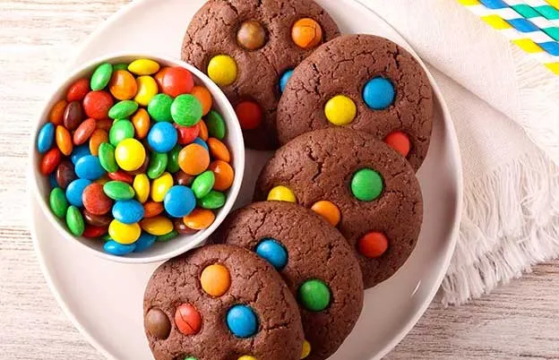 Colorful Gems in Cookies
