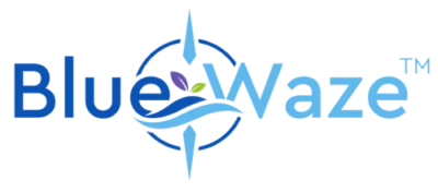 blue waze logo